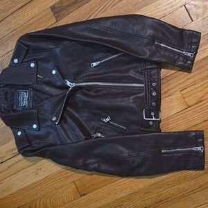 Womens Size Medium Levi Faux Leather Jacket